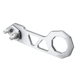 Aluminum Alloy Rear Tow Towing Hook Trailer Ring for Universal Car Auto with 2 x Screw Holes
