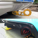Aluminum Tow Hook Trailer Ring with 2 x Screw Holes for Universal Car Auto