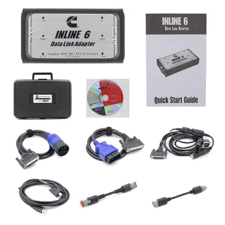 Cummins Inline6 Data Link Adapter Heavy Duty Diagnostic Tool Scanner, Diagnostic Tool Scanner