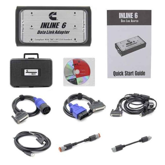Cummins Inline6 Data Link Adapter Heavy Duty Diagnostic Tool Scanner, Diagnostic Tool Scanner