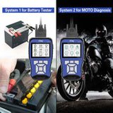 JDiag M100 Motorcycles 2 in1 OBD Scanner Battery Tester, Simplified Version, JDiag M100 Simplified Version