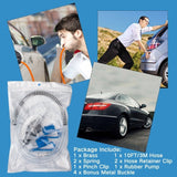 2m Manual One-Way Valve Oil Pump Fuel Hand Oil Pump Car Fuel Pipe Oil Pump, 2m
