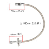 Varilla de nivel de aceite para Chevrolet - Varilla flexible de acero inoxidable para caja de cambios (530 mm)