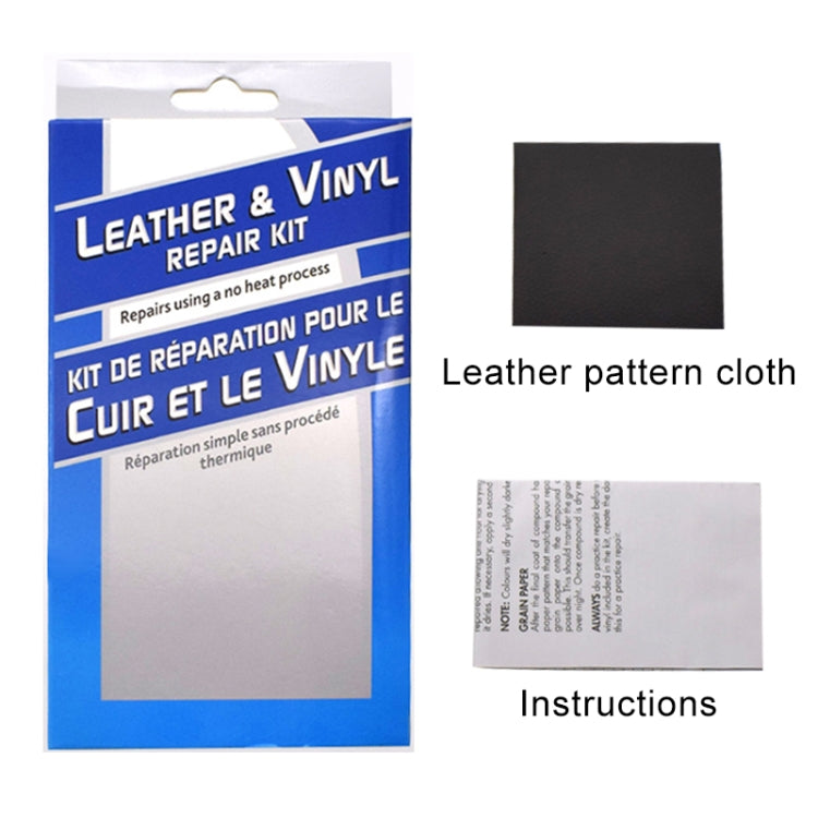 Kit de reparación de vinilo y cuero para asientos de coche, sofás, agujeros, arañazos, grietas y rasgaduras.