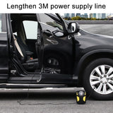 Car 12V Portable Inflatable Cylinder Pedal Pointer Air Pump with Light & Tool Box, Pointer with Tool Box - LYDARZ