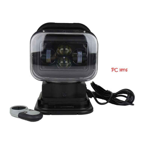 60W DC 12-24V 400LM Car 200m Wireless Remote Control 360 Degree Adjustable LED Search High Bay Lights / Spotlights, 60W DC 12-24V