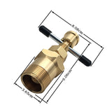 Extractor de aceitunas para automóvil ZK-020 para accesorios de tubería de cobre y latón macizo de 15 mm y 22 mm