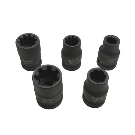 5 in 1 ZK-056 Car VAG Brake Caliper Socket Set for Volkswagen / Audi / Porsche - LYDARZ