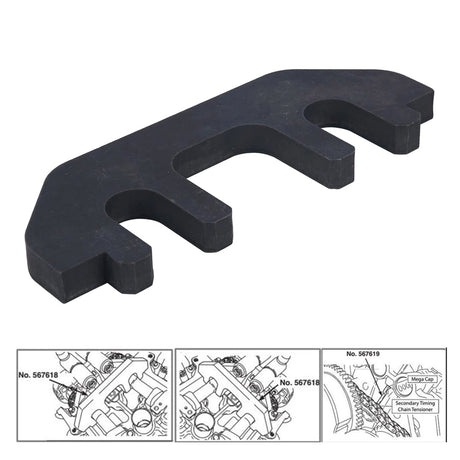 ZK-079 Car Camshaft Holding Tool for Ford 303-1248 303-1530 3.5L & 3.7L 4V Engine Timing Tool - LYDARZ