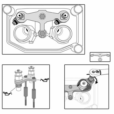 ZK-108 Car Fuel Injector Install & Remove Tool for BMW N20 N55 - LYDARZ
