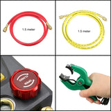 DUOYI DY517A - Instrumento de diagnóstico para aire acondicionado de automóvil, monitor de temperatura y medidor de fluoruro (DY517A)
