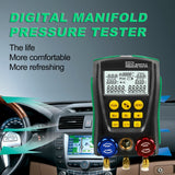DUOYI DY517A - Instrumento de diagnóstico para aire acondicionado de automóvil, monitor de temperatura y medidor de fluoruro (DY517A)
