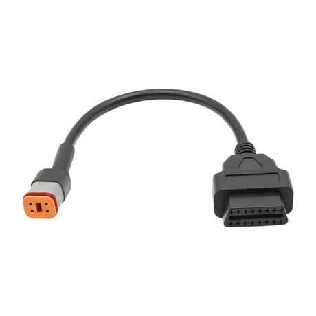 4Pin Motorcycles OBD2 Conversion Cable OBDII Diagnostic Adapter Cable for Harley Davidson, 4Pin - LYDARZ