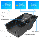 HFC-1050 Car Qi Standard Wireless Charger 10W Quick Charging for Audi A4L 2017-2022, Left Driving, HFC-1050