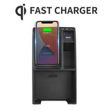 HFC-1050 Car Qi Standard Wireless Charger 10W Quick Charging for Audi A4L 2017-2022, Left Driving, HFC-1050