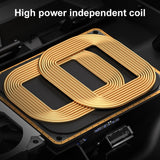 HFC-1050 Car Qi Standard Wireless Charger 10W Quick Charging for Audi A4L 2017-2022, Left Driving, HFC-1050