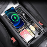 HFC-1050 Car Qi Standard Wireless Charger 10W Quick Charging for Audi A4L 2017-2022, Left Driving, HFC-1050