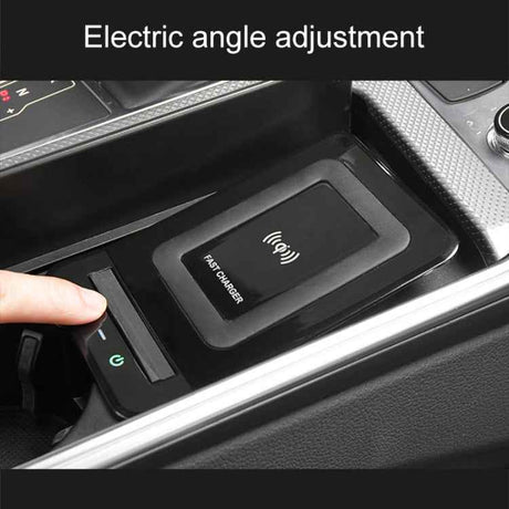 HFC-1052 Car Qi Standard Wireless Charger 15W / 10W Quick Charging for Audi A6L 2019-2022, Left Driving, HFC-1052