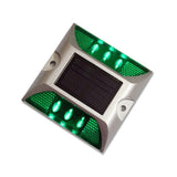 Solar Square Road Stud Light Car Guidance Light Road Deceleration Light, Constantly Bright Version, Constantly Bright Version