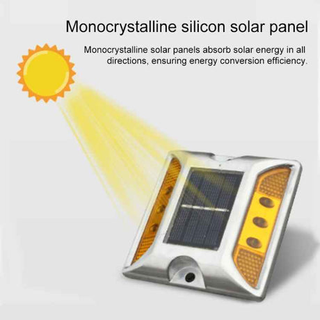 Solar Square Road Stud Light Car Guidance Light Road Deceleration Light