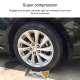 Luz solar para señalización vial: iluminación cuadrada para guiar vehículos y desacelerar la carretera