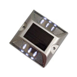 Solar Square Road Stud Light Car Guidance Light Road Deceleration Light, Constantly Bright Version