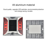 Solar Square Road Stud Light Car Guidance Light Road Deceleration Light, Flashing Bright Version