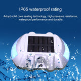 Solar Horseshoe Road Stud Light Car Guidance Light Road Deceleration Light, Flashing Bright Version - LYDARZ