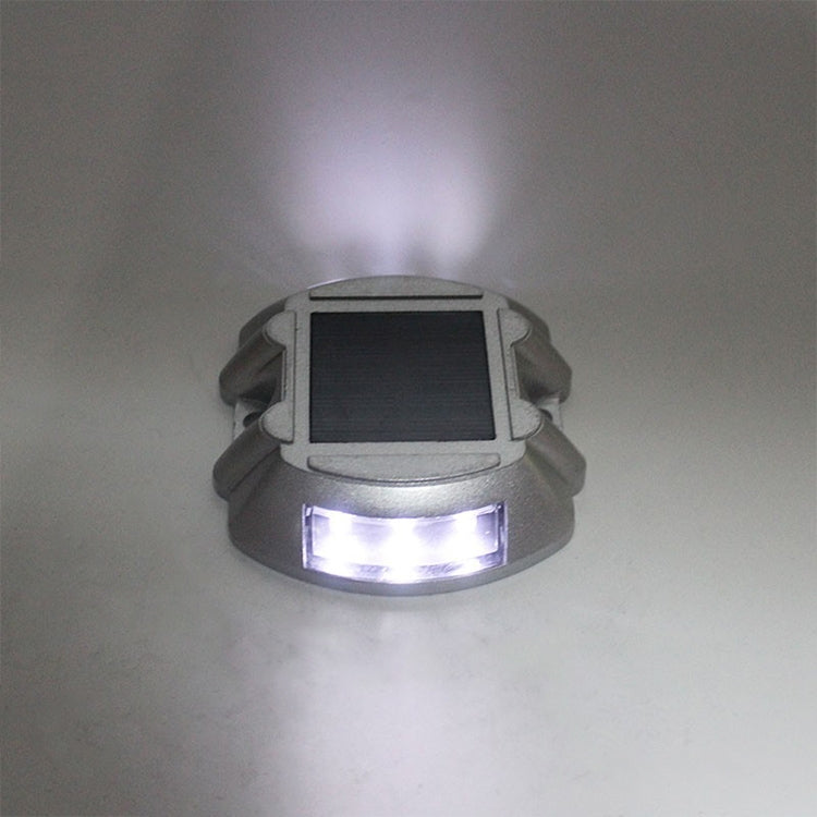 Solar Horseshoe Road Stud Light Car Guidance Light Road Deceleration Light, Flashing Bright Version - LYDARZ