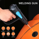 Máquina de soldadura de plástico con grapadora caliente de 70 W para reparación de parachoques de coche. Kit de alicates.