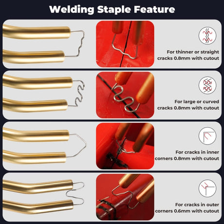 70W Hot Stapler Plastic Welding Machine Car Bumper Repair Kit Plier - LYDARZ