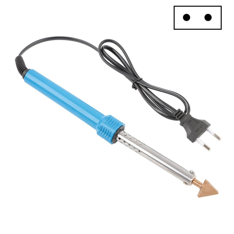 Soldador eléctrico de 80 W para reparación de parachoques con enchufe europeo y alicates de soldadura de plástico.
