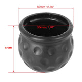 Tapa de cubierta de bola de remolque 2 en 1 para protección de enganche de remolque de automóviles y camiones