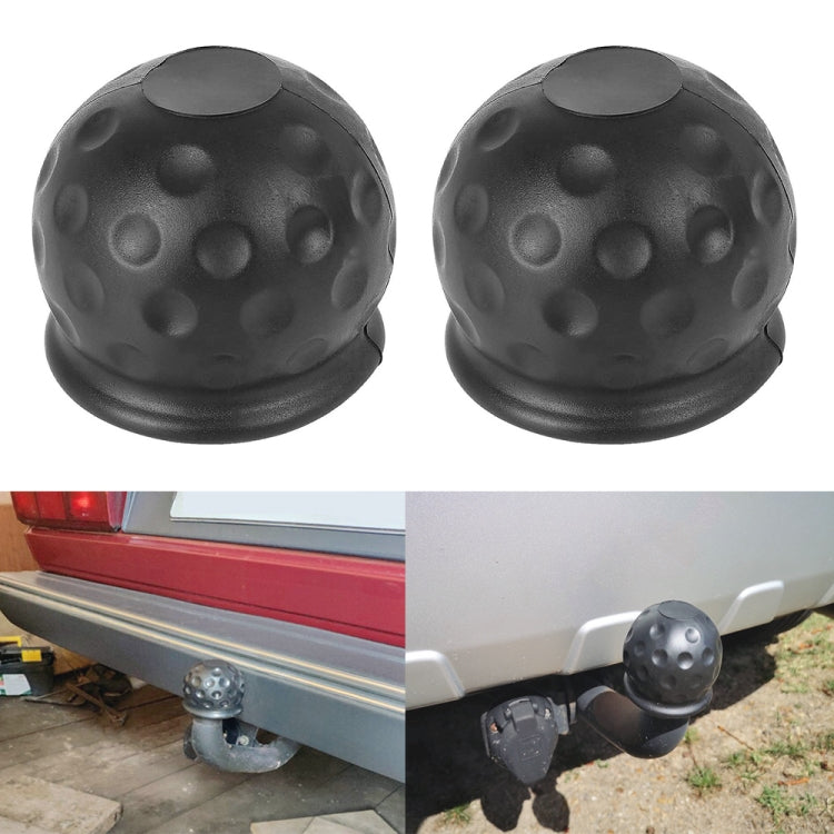 Tapa de cubierta de bola de remolque 2 en 1 para protección de enganche de remolque de automóviles y camiones