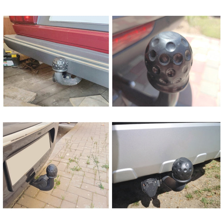 Tapa de cubierta de bola de remolque 2 en 1 para protección de enganche de remolque de automóviles y camiones