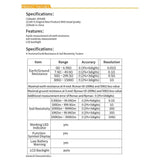 DUOYI DY4300 Higher Accuracy Digital Ground Resistance Tester, DY4300