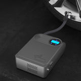 Bomba de aire portátil para neumáticos de coche de 12 V con pantalla digital