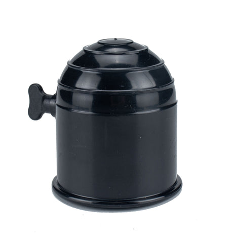 50mm Black Plastic Car Truck Tow Ball Cover Cap Towing Hitch Trailer Towball Protection, Black - LYDARZ