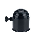 Tapa de bola de remolque de 50 mm - Cubierta de plástico negra para bola de remolque de coche o camión para protección de enganche de remolque