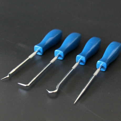 4 PCS Car Pick and Hook Set O Ring Oil Seal Gasket Puller Remover Craft Hand Tool Car Remover Tool Set - LYDARZ