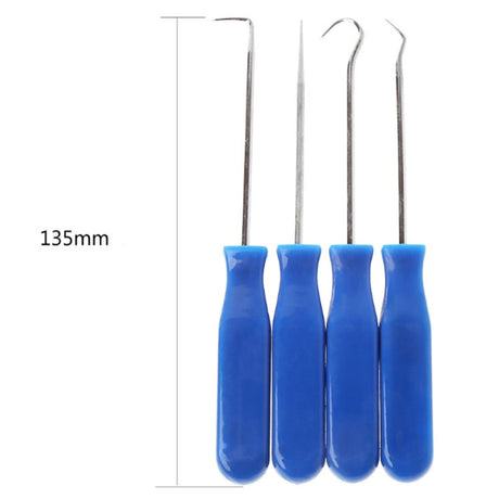 4 PCS Car Pick and Hook Set O Ring Oil Seal Gasket Puller Remover Craft Hand Tool Car Remover Tool Set - LYDARZ