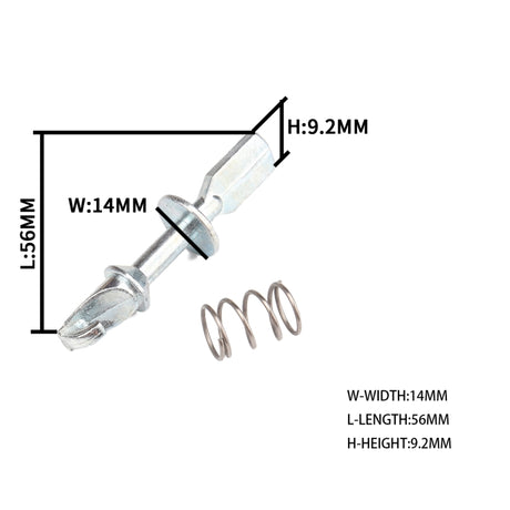 Car Door Lock Cylinder Repair Kit 1H0837223B for Volkswagen - LYDARZ