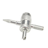 Herramienta extractora de válvulas de neumáticos 4 en 1 con 6 válvulas para maletero de coche y motocicleta.