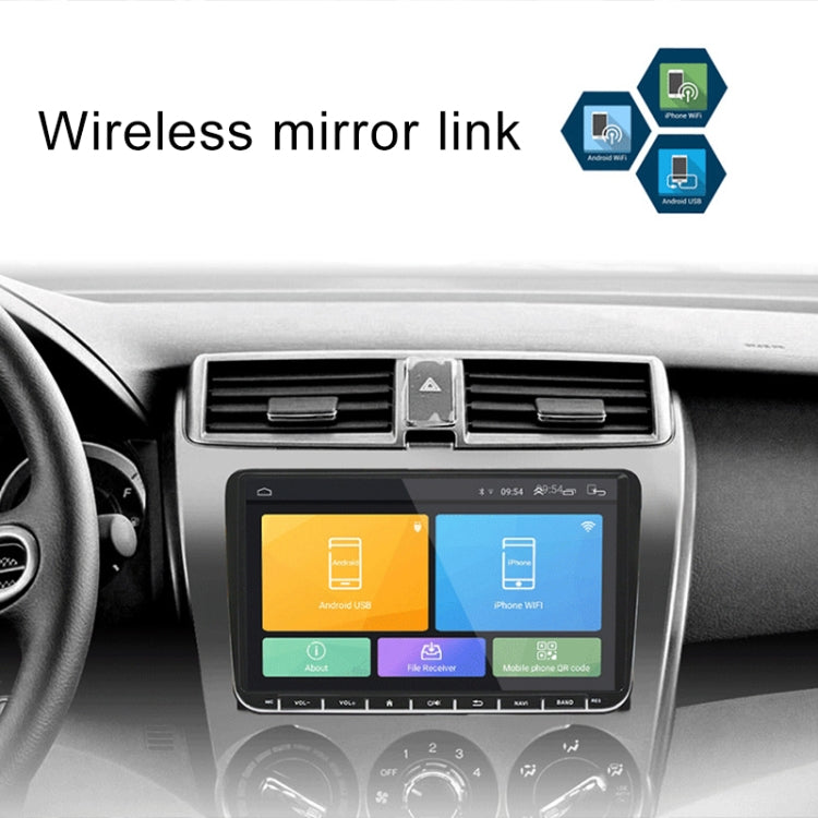 CKVW92 HD 9 pulgadas 2 DIN Android 6.0 Reproductor MP5 para coche Navegación GPS Reproductor multimedia Bluetooth Radio estéreo para Volkswagen, Compatible con FM y Mirror Link, Versión de mapa de Europa, Versión de mapa de Europa