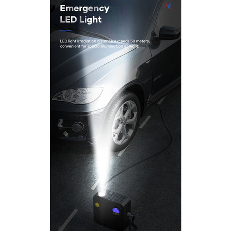 Rock Multi-function Portable LED Digital Display Car Air Pump - LYDARZ