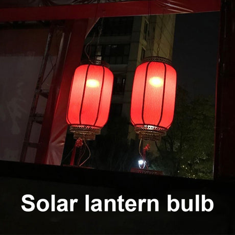 SNF-0092 White Light Solar Lantern Lighting Bulb Outdoor IP44 Waterproof LED One for Two Lighting - LYDARZ