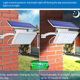 48LED Solar Courtyard Street Lamp - Detachable, IP65 Waterproof Outdoor Warm Light