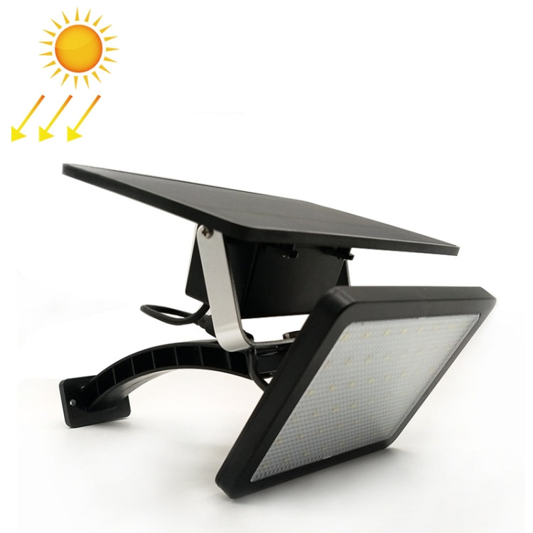 48LED Solar Courtyard Street Lamp - Detachable, IP65 Waterproof Outdoor Warm Light