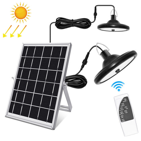 Smart Induction 2 in 1 112LEDs Solar Light Indoor and Outdoor Garden Garage LED Lamp - LYDARZ
