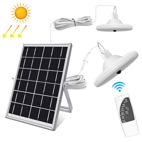 Smart Induction 2 in 1 112LEDs Solar Light Indoor and Outdoor Garden Garage LED Lamp - LYDARZ